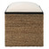 Uttermost Island Square Straw Accent Stool (85|23735)