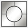 Uttermost Spurgeon Square Window Mirror (85|09885)