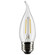 3 Watt CA10 LED Filament; Clear; Medium Base; 2700K; 250 Lumens; 120 Volt; 2-Pack (27|S21848)