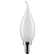 5.5 Watt CA10 LED Filament; Frosted; Candelabra Base; 2700K; 500 Lumens; 120 Volt; 2-Pack (27|S21847)