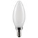 4 Watt B11 LED Filament; Frosted; Candelabra Base; 5000K; 350 Lumens; 120 Volt; 2-Pack (27|S21826)