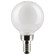 5.5 Watt G16.5 LED; White; Candelabra Base; 2700K; 500 Lumens; 120 Volt; 2-Pack (27|S21814)