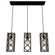 Hunter Gablecrest French Oak and Rustic Iron 3 Light Pendant Cluster Ceiling Light Fixture (4797|19948)