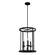 Hunter Briargrove Matte Black 3 Light Chandelier Ceiling Light Fixture (4797|19696)