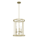 Hunter Briargrove Modern Brass 3 Light Chandelier Ceiling Light Fixture (4797|19697)