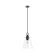 Hunter Klein Noble Bronze with Clear Glass 1 Light Pendant Ceiling Light Fixture (4797|19441)
