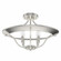 Hunter Perch Point Brushed Nickel 4 Light Flush Mount Ceiling Light Fixture (4797|19423)