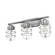 Hunter Starklake Chrome 3 Light Bathroom Vanity Wall Light Fixture (4797|19051)