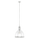 Hunter Van Nuys Brushed Nickel with Clear Glass 1 Light Pendant Ceiling Light Fixture (4797|19298)