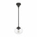 Hunter Saddle Creek Noble Bronze with Seeded Glass 1 Light Pendant Ceiling Light Fixture (4797|19046)