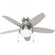 Hunter 44 inch Lilliana Brushed Nickel Low Profile Ceiling Fan with LED Light Kit and Pull Chain (4797|51223)
