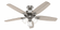 Hunter 52 inch Builder Brushed Nickel Ceiling Fan with LED Light Kit and Pull Chain (4797|51111)