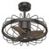 Hunter 16 inch Roswell Noble Bronze Ceiling Fan and Wall Control (4797|50797)