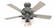 Hunter 44 inch Hartland Matte Silver Ceiling Fan with LED Light Kit and Pull Chain (4797|50649)
