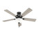 Hunter 52 inch Swanson Matte Black Ceiling Fan with LED Light Kit and Pull Chain (4797|51738)