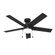 Hunter 52 inch Sea Point Matte Black WeatherMax Indoor / Outdoor Ceiling Fan with LED Light Kit and (4797|51681)