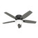 Hunter 52 inch Newsome Matte Black Low Profile Ceiling Fan with LED Light Kit and Pull Chain (4797|52396)