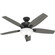 Hunter 52 inch Newsome Matte Black Ceiling Fan with LED Light Kit and Pull Chain (4797|52395)