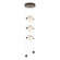 Abacus 3-Light LED Pendant (65|139059-LED-STND-05-GG0668)