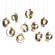 Riza 10-Light Pendant (65|131208-SKT-LONG-84-GG0711)