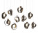 Riza 10-Light Pendant (65|131208-SKT-LONG-05-GG0711)