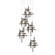 Tura 5-Light Frosted Glass Pendant (65|131128-SKT-LONG-05-YC0305)