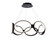SOLITAIRE 24IN PENDANT 3000K (16|PD-21324-BK)