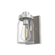 Hunter Devon Park Brushed Nickel and Grey Wood with Clear Glass 1 Light Sconce Wall Light Fixture (4797|48016)
