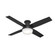 Hunter 52 inch Dempsey Matte Black Low Profile Ceiling Fan with LED Light Kit and Handheld Remote (4797|52389)