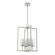 Hunter Kerrison Brushed Nickel with Seeded Glass 4 Light Pendant Ceiling Light Fixture (4797|19539)