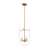 Hunter Sacha Alturas Gold with Clear Glass 3 Light Pendant Ceiling Light Fixture (4797|19385)