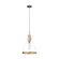 Hunter Van Nuys Alturas Gold with Clear Glass 1 Light Pendant Ceiling Light Fixture (4797|19295)