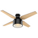 Hunter 52 inch Cranbrook Gloss Black Low Profile Ceiling Fan with LED Light Kit and Handheld Remote (4797|59259)