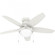 Hunter 44 inch Lilliana Fresh White Low Profile Ceiling Fan with LED Light Kit and Pull Chain (4797|51224)