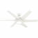 Hunter 52 inch Sotto Fresh White Ceiling Fan with LED Light Kit and Handheld Remote (4797|50977)