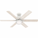 Hunter 52 inch Wi-Fi Radeon Matte White Ceiling Fan with LED Light Kit and Wall Control (4797|50952)