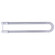 13 Watt T8 U-BEND LED; 50000 Hours; Medium Bi Pin Base; CCT Selectable; Type B; White Finish; (27|S18412)