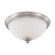 Patton; 3 Light; Flush Fixture with Frosted Glass; Color Retail Packaging (81|60/6014)