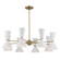 Phix 48.75 Inch 16 Light Chandelier in Champagne Bronze with White (10687|52567CPZWH)