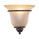 Monrovia 1 Light Bronze Flush Wall Sconce Cognac Glass (51|WS35461RBZ/B)