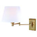 Chapeau Instalux Swing Arm Wall Light Natural Brass (51|W0261)