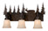 Bryce 3L Deer Vanity Burnished Bronze (51|VL55403BBZ)