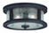 Cumberland 13-in Outdoor Flush Mount Ceiling Light Rust Rust Iron (51|T0290)