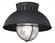 Harwich 10-in Outdoor Flush Mount Ceiling Light Textured Black (51|T0142)