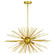 Nikko 26-in. 6 Light Pendant Gold (51|P0366)