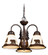 Bozeman 3L LED Fan Kit or Chandelier (Dual Mount) Burnished Bronze (51|LK55716BBZ-C)