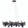 Wells 5 Light 28-in. Chandelier Matte Black (51|H0264)