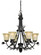 Sierra 6L Chandelier Black Walnut (51|H0170)