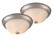Twin Pack 13-in Flush Mount Ceiling Light Brushed Nickel (2 pack) (51|CC45313BN)