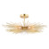 Nikko 24-in Semi Flush Ceiling Light Gold (51|C0228)